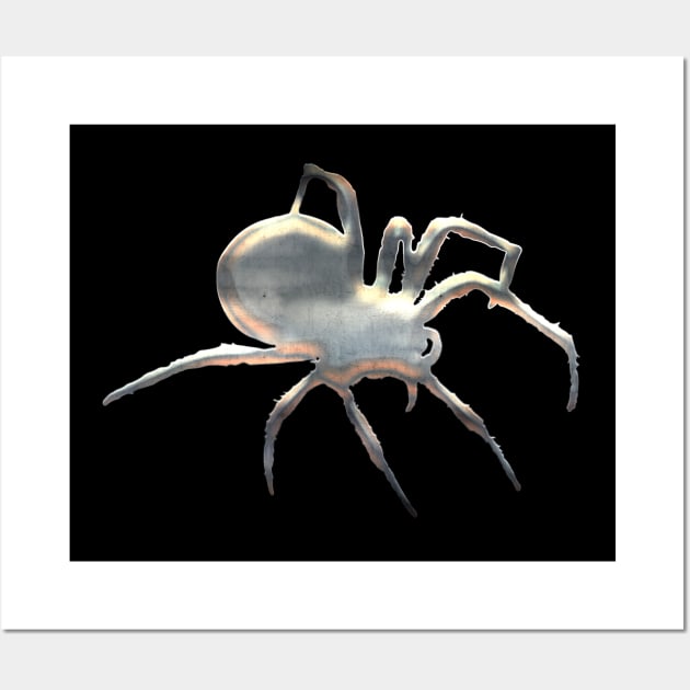 Silver Spider Wall Art by chelbi_mar